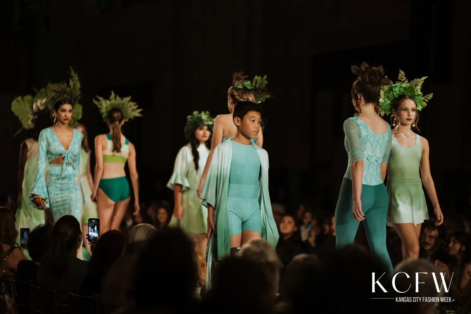 Runway scene from Kansas City Fashion Week